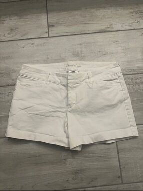 Old Navy White Women's Casual Jean Shorts